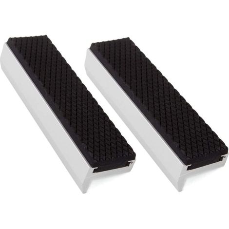 YMYNY 2 Pcs Mâchoires de protection de l'étau, mâchoires de rechange en aluminium avec aimants