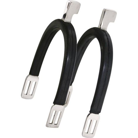 Eperons de marteau pour hommes en acier inoxydable recouvert de caoutchouc 25 mm