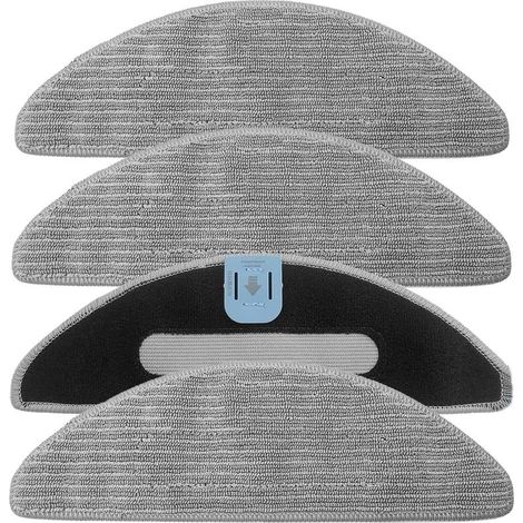 Lot de 4 serpillères de Rechange pour iRobot Roomba i5 j5+ aspirateur (1/5)