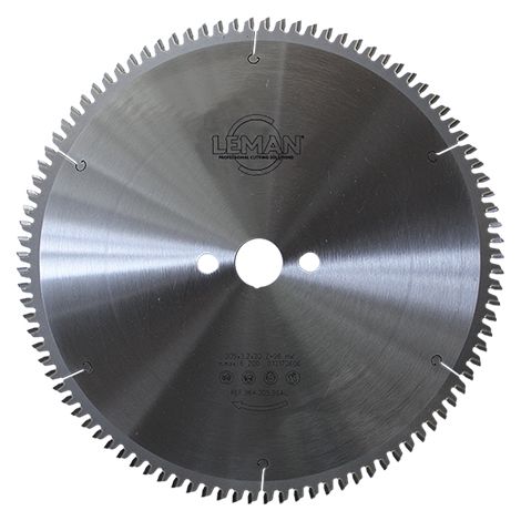 Leman – Lame de scie circulaire D.305mm – Alésage 30mm – 96 dents TP négatif pour aluminium – Coupe nette sans éclat (1/5)