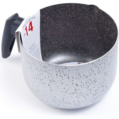 Pot De Cuisson à La Cuve Anti-bâton ø 14 Cm Avec Poignée Noire Ustensile De Cuisine 056167