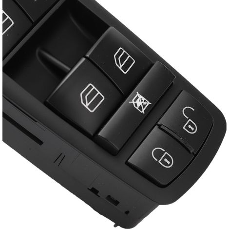 VOLLSUN Fensterheberschalter Modell 16982066109174 Schwarz ABS für Mercedes-Benz A-Klasse W169 LHD (1/5)