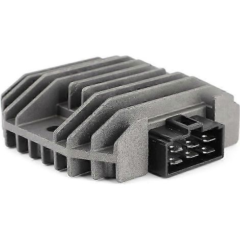 Régulateur de tension en alliage d'aluminium à redresseur 6 broches, compatible avec ZZR600 et ZX600D (1990-1992), conception durable. (1/2)