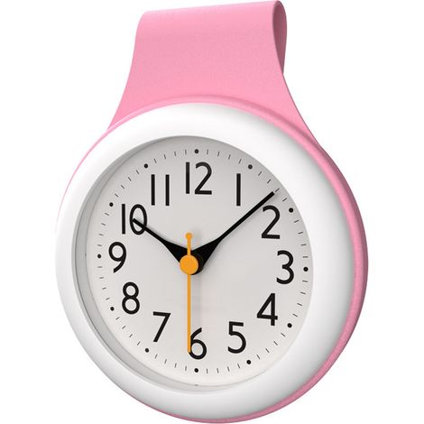Horloge Numérique Étanche - Affichage Digital Silencieux - Pour Salle De Bain Et Cuisine - Fixation Par Adsorption - 1 Pièce (1/5)