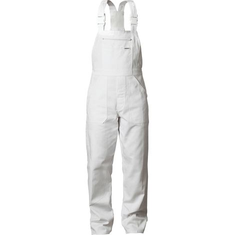 LORCH Latzhose Weiss Größe 54