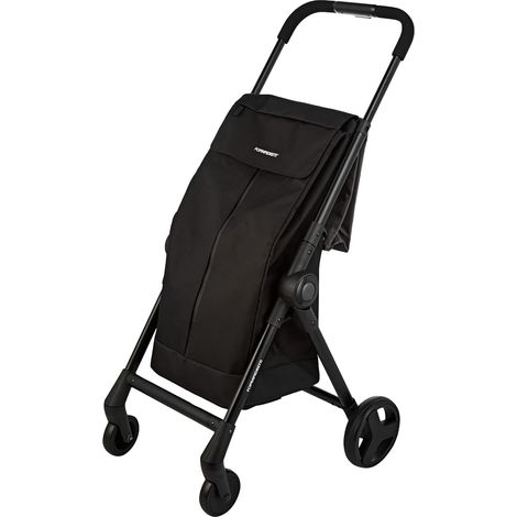 FOPPAPEDRETTI Foppapedretti Go Fast Carrello Portaspesa Pieghevole, Nero (1/5)