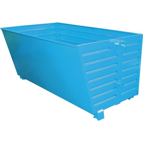 Bauer Südlohn Benne basculante empilable BSK 200, laquée, bleu clair