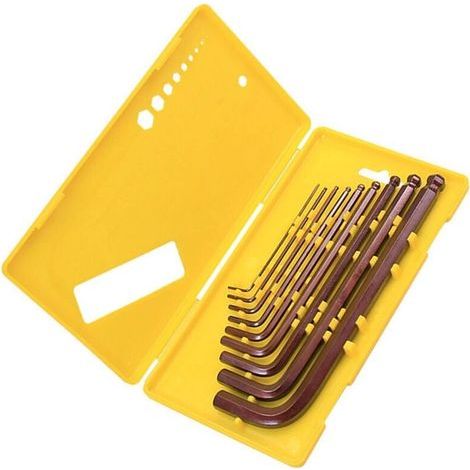 9-Piece Allen Key Set with Hex Keys, Metric/SAE (1/5)