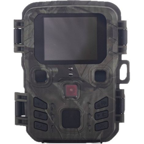 Caméra de Chasse HD Extérieure avec Écran, Vision Nocturne Infrarouge, Détecteur de Mouvement, Caméra de Surveillance Forestière Antivol sans Batterie 1 Pièce Camouflage (1/5)
