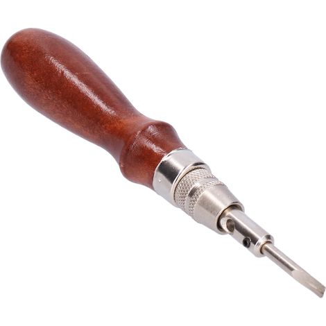 Lot de 4 outils de sculpture sur cuir, biseau réglable, rainurage, coupe, couture pour bricolage maroquinerie