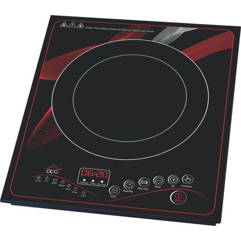 DCG Eltronic EKP2430 hobs Negro, Rojo Integrado Con placa de inducción 1 zona(s)