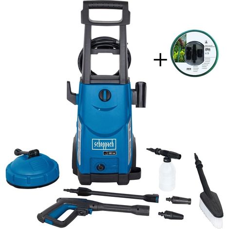 230V ELECTRIC HIGH PRESSURE CLEANER 180 BAR 2400W SCHEPPACH HCE2400 + 20M HOSE (1/3)