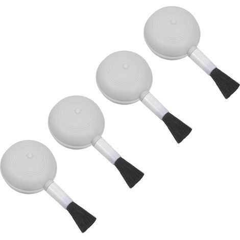 Set of 4 Air Dust Blowers and 20mm Soft Keyboard Cleaning Brush for Laptop Screens, Keyboard Window - Grey (1/5)