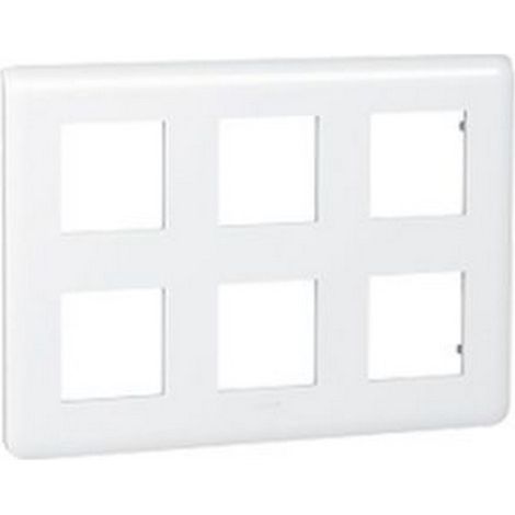 Legrand 078832 - Mosaikplatte - 2x3x2 Module - weiß