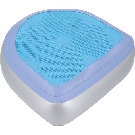 Siège rehausseur gonflable pour spa et jacuzzi avec ventouses antidérapantes, coussin de soutien bleu (1/5)