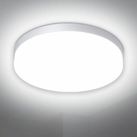 Plafonnier LED, 36W 3240LM Rond Plafonnier Lampe 4500K Blanc Naturel,Étanche Plafonnier Salle de Bain,Plafonnier Chambre,Plafonnier Salon, Plafonnier Cuisine Ø235cm (1/5)