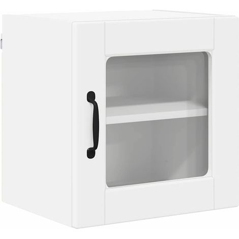 Meuble Haut De Cuisine - Armoire de cuisine Blanc 40 x 31 x 40 cm Bois d'ingénierie fr31753 (1/5)