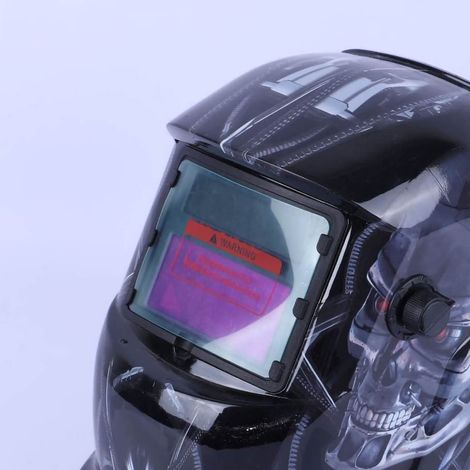LCD-Schweißhelm mit automatischer Abdunkelung, aufklappbarem Klappdeckel, isolierendem Frontschutz, Modell 2 (1/5)