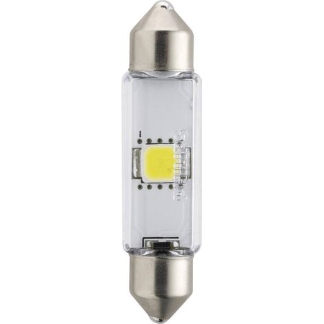 1x navette Philips 10.5x43 LED X-Treme Ultinon 6000K 24V C10W AMPOULE (1/2)