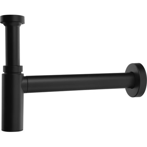 MINITOTI Siphon de lavabo 5/4"-32mm, noir mat (1/4)