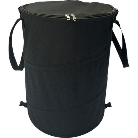 Poubelle de jardin pliable, poubelle pliante, sac à déchets de feuilles de jardin Poubelle pop-up for ordures avec couvercle à fermeture éclair Sacs de jardinage robustes for la collecte des feuilles (1/5)