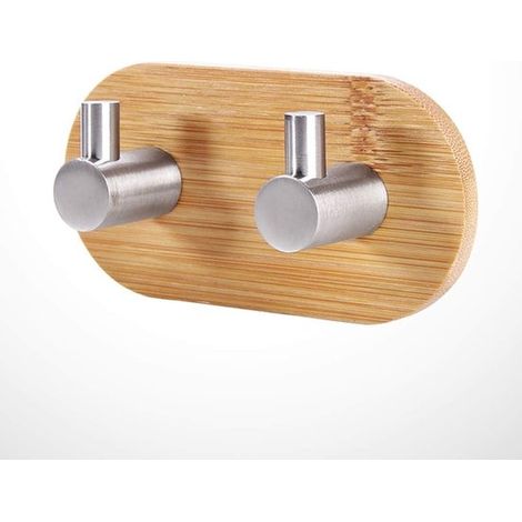 Garderobenständer aus Holz Wandmontage 10 × 5 × 3 cm Schlüsselhaken Schlüsselablage Garderobenständer für über der Tür für Flur, Badezimmer, Küch (1/5)