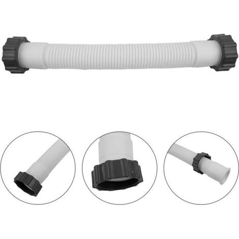 Tuyau De Rechange - 38 Mm - Pour Pompe Filtre Piscine - 40 6 Cm - 1 Piece (1/5)