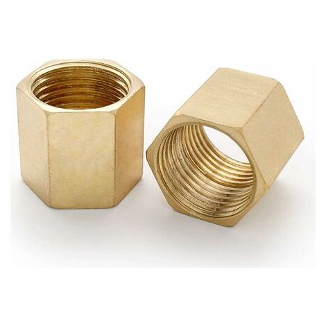 2 Pièces Connecteur Pneumatique, 1/2" Manchon Laiton, Hexagone Interne de 22 mm de Long Connecteur D'air, Peut Etre Utilisé pour le Raccordement D'outils Pneumatiques (1/5)