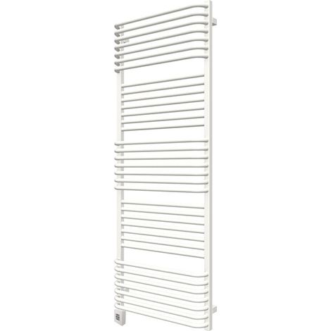Scaldasalviette elettrico bianco 1580mm di altezza e 600mm di larghezza - 1000 Watt - POL1580/600SOAE1B