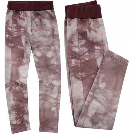Leggings für Mädchen, braun-marmoriert, 140 H005K