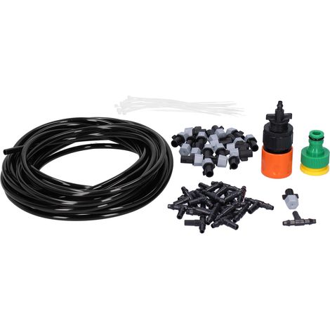 Système D Irrigation 10m Buse De Pulvérisation Atomisée Pour Jardin Serre Balcon Kit Complet (1/5)
