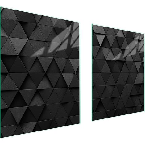 PLACA PROTECTORA DE VIDRIO PARA ESTUFA 85x52 NEGRO (1/5)