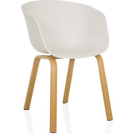 [GEBRAUCHT] B-Ware hjh LIVING Esszimmerstuhl OSLO W schwarz stapelbar 150 kg bis 195 cm (1/2)