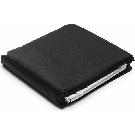 Housse de protection imperméable et anti-poussière, XU, Pour baignoire, XU, Contre feuilles mortes tables, Chaises, Meubles d'extérieur (couleur noir, Taille 220 220 85 KZQ - KZQ (1/4)