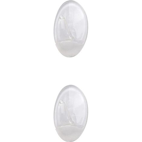 Colgador Oryx Transparente Grande (Blister 2 Unidades) Adhesivo