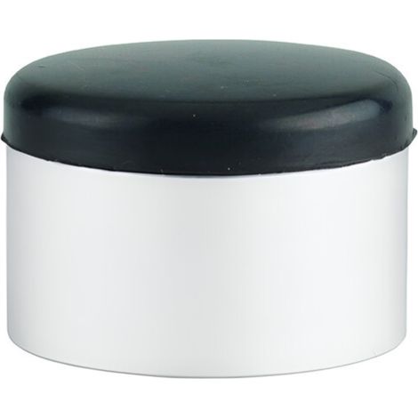 THIRARD - Butoir à visser, fixation au sol, aluminium, bague caoutchouc,Ø40x29mm, blanc - THIRARD (1/3)