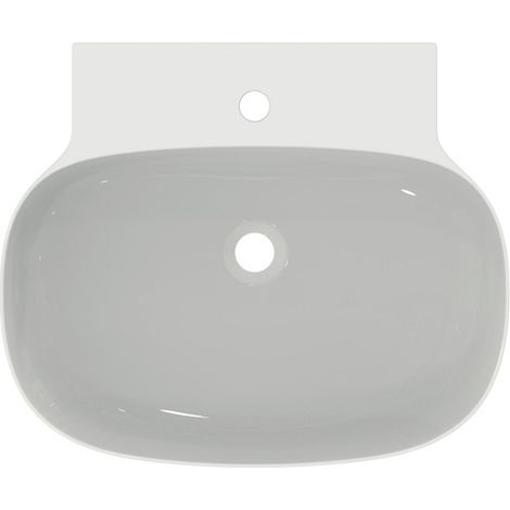 Lavabo IS Linda-X 1 vasque sans trop-plein 600x500x135mm Blanc