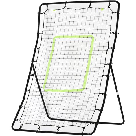 Rete Elastica Rimbalzo da Calcio e Rugby Rimbalzatore Portatile 90x80x140 cm (1/5)