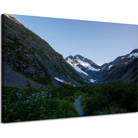 Leinwanddruck Natur Berglandschaft 120x80 cm