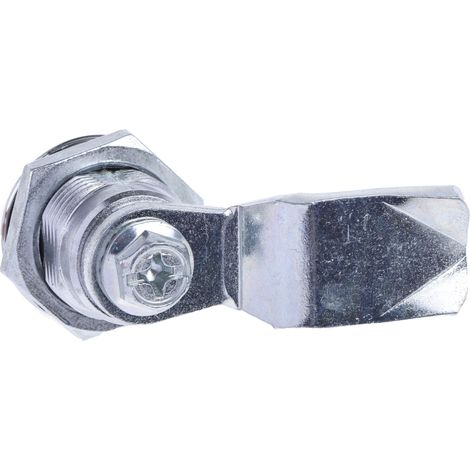 Rs Pro – Serrure batteuse en moulé zingué – Ferrure de serrure de meuble – Panneau pour profondeur de languette 26mm – Pour bois dur