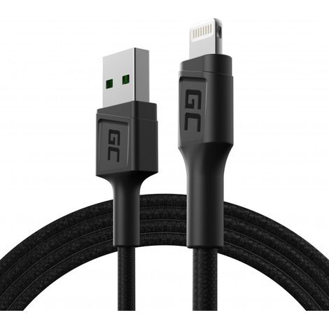 Cable Lightning USB Green Cell KABGC21 de 12 m