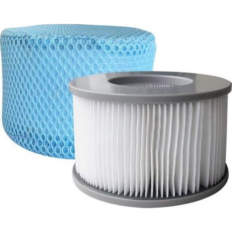 Lot de 2 cartouches filtrantes pour spa gonflable Mspa (1/3)
