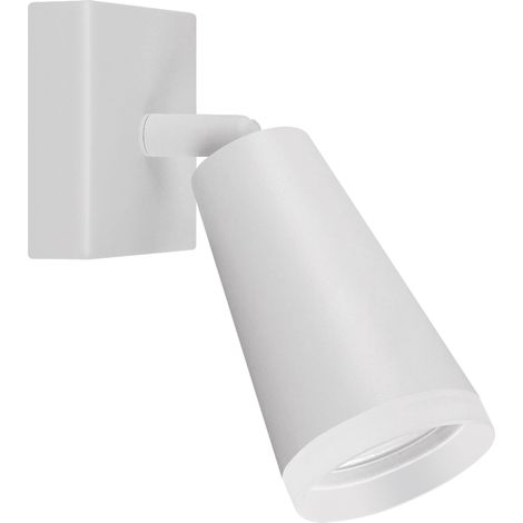 Applique da parete bianca IP20 orientabile sana GU10 35W Ideus 04141 (1/2)