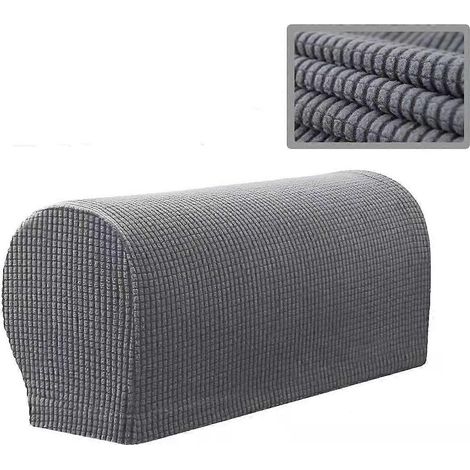 Ensemble de housses extensibles pour accoudoirs de canapé ou de fauteuil, s'adaptant à vos besoins. (1/5)