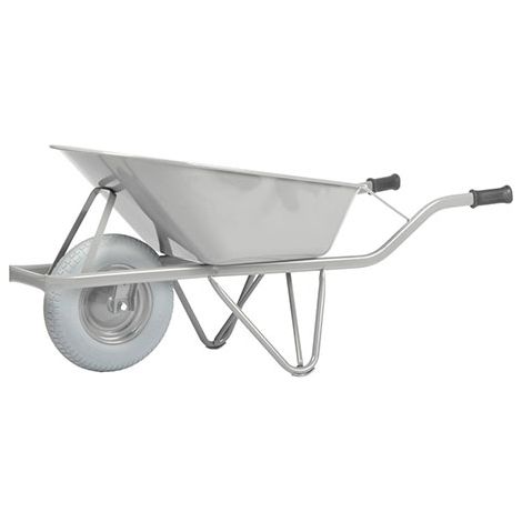 Carriola con ruota antiforatura Vasca 80L - Carico massimo 200kg - 10852