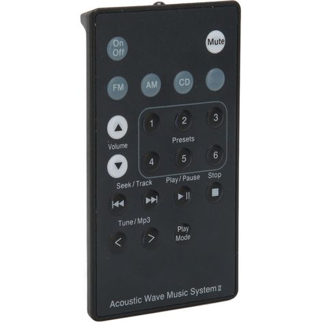 Télécommande de remplacement pour système radio Sound Touch Wave Music I II III IV pour CD AWRCC1 AWRCC2 AWRCC3 Noir (1/5)