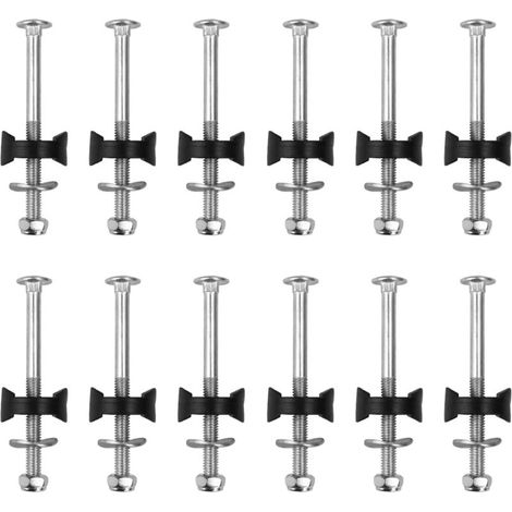 12 Pièces Vis de Trampoline, Set de Vis de Trampoline pour Enfants, Accessoires Trampoline en Acier Galvanisé, Adapté au Trampo (1/4)