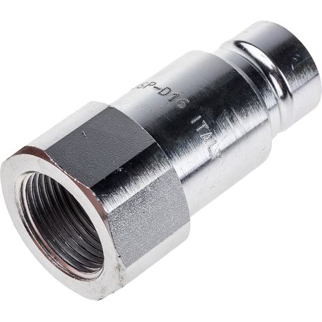 Raccord hydraulique rapide RS PRO, Mâle en Acier carbone 3/4pouces ( Prix pour 1 ) (1/2)