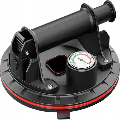 Mechanischer Saugnapfhalter mit Manometer und Pumpe für Fliesen, 300 kg