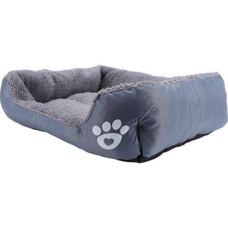 Canapé-lit pour animaux de compagnie : chaud, facile à nettoyer, confortable et relaxant, idéal pour l'hiver, pour chiens et chats. (1/5)